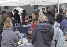 Soirée de rentrée des étudiants sur le campus Tertre de l'Université de Nantes