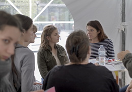 Soirée de rentrée des étudiants sur le campus Tertre de l'Université de Nantes