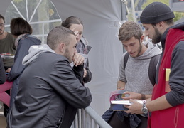 Soirée de rentrée des étudiants sur le campus Tertre de l'Université de Nantes