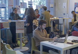 Soirée de rentrée des étudiants sur le campus Tertre de l'Université de Nantes